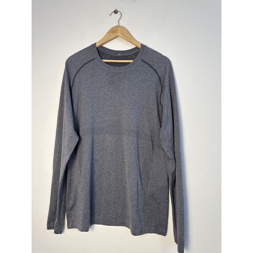 Lululemon Metal Vent Tech Long Sleeve Shirt Men's Size XL Gray